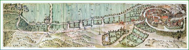 Bergedorfs erste Stadtansicht  die sog. Frese-Karte (1593)