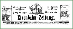 Eisenbahn - Zeitung